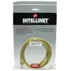 Intellinet Network Patch Cable, Cat5e, 15m, Yellow, CCA, U/UTP, PVC, RJ45, Gold Plated Contacts, Snagless, Booted, Lifetime Warranty