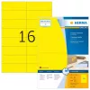 Labels HERMA Coloured A4 105x37 mm yellow paper matt 1600 pcs