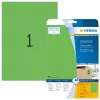 Self-adhesive printer label HERMA Coloured Labels A4 210x297 mm green paper matt 20 pcs.