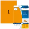 Neon labels HERMA A4 210x297 mm luminous orange paper matt 20 pcs