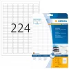 Inkjet labels HERMA A4 25.4x8.5 mm white paper matt 5600 pcs