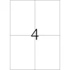 Self-adhesive printer label HERMA 8630 A4 105x148 mm