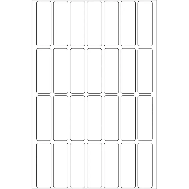 Multi-purpose labels HERMA 13x40 mm white paper matt hand inscription