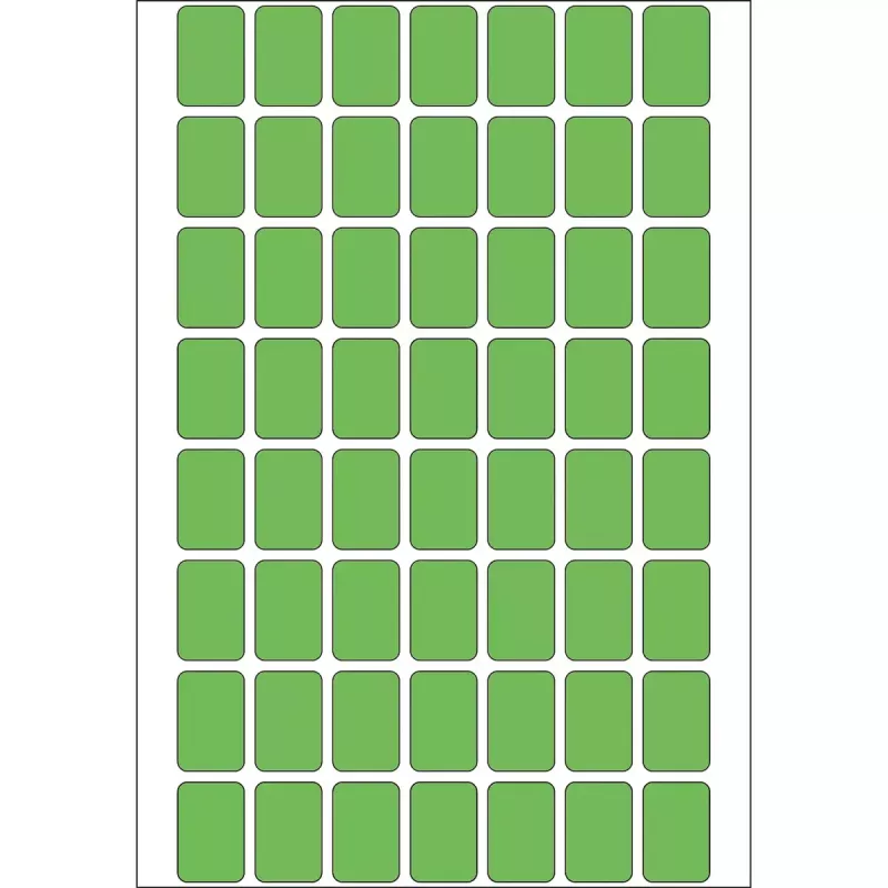 Multi-purpose labels HERMA 12x18 mm green paper matt hand inscription