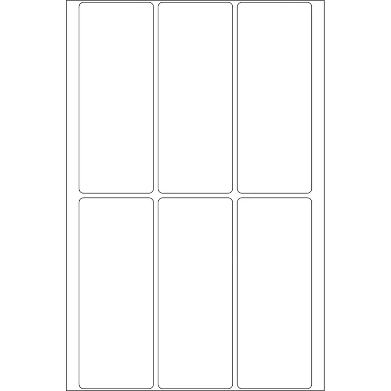 Multi-purpose labels HERMA 32x82 mm white paper matt 192 pcs