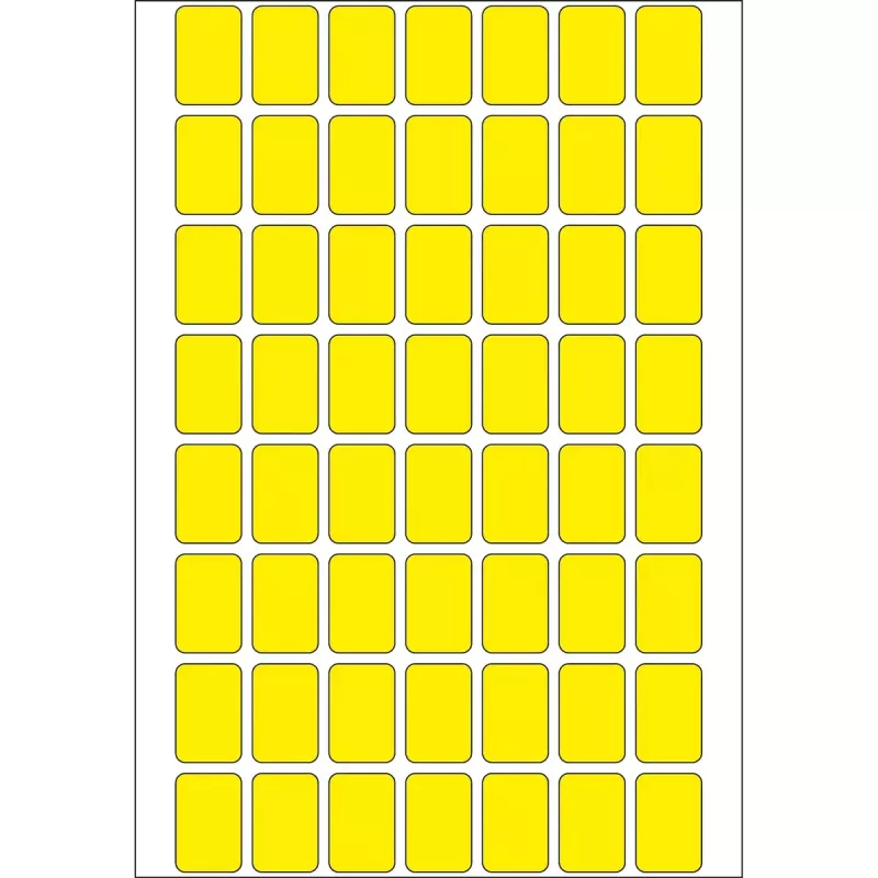 Multi-purpose labels HERMA 12x18 mm yellow paper matt 1792 pcs