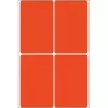 Multi-purpose labels HERMA 52x82 mm red paper matt hand inscription 128 pcs