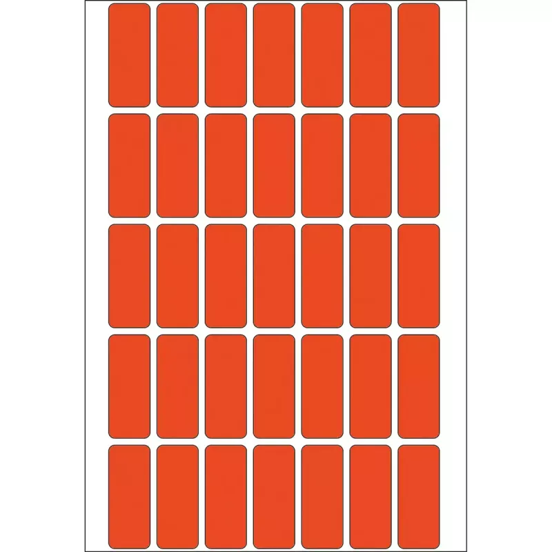 Multi-purpose labels HERMA 12x30 mm red paper matt hand inscription