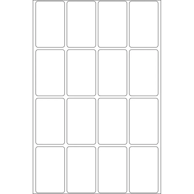 Multi-purpose labels HERMA 10613 25x40 mm white Movables/removable paper
