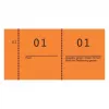 Ticket Avery 869-10-1 100 pcs Orange