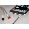 Audio Cable Hama 00080864 1m 3.5mm to 2 x RCA Silver