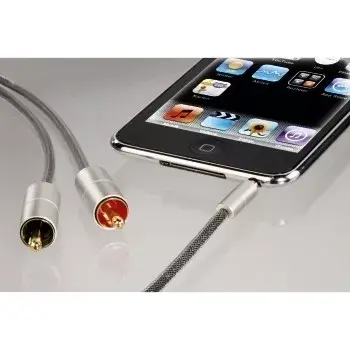 Hama 00080865 audio cable 2 m 3.5mm 2 x RCA Silver