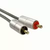 Hama 00080865 audio cable 2 m 3.5mm 2 x RCA Silver