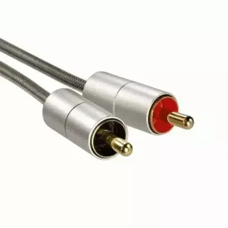Hama 00080865 audio cable 2 m 3.5mm 2 x RCA Silver