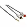 Hama 00080865 audio cable 2 m 3.5mm 2 x RCA Silver