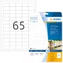 Labels HERMA A4 38.1x21.2 mm white extra strong adhesion 1625 pcs