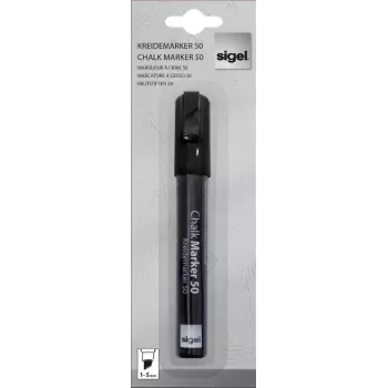 Chalk Marker Sigel GL180 Black