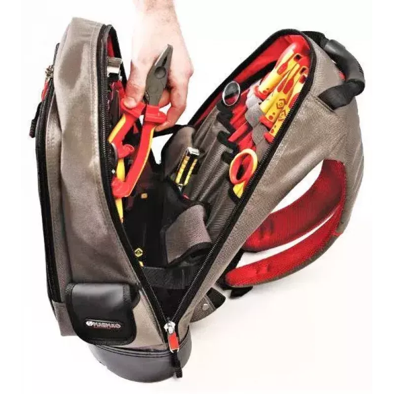 Backpack C.K Tools MA2635 Black Grey Red