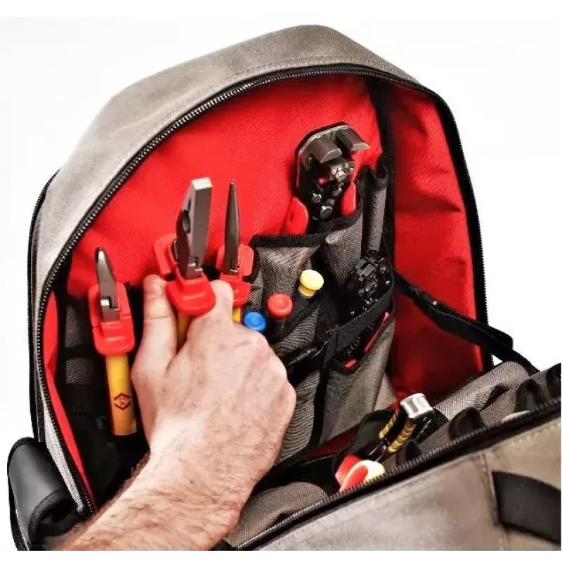 Backpack C.K Tools MA2635 Black Grey Red