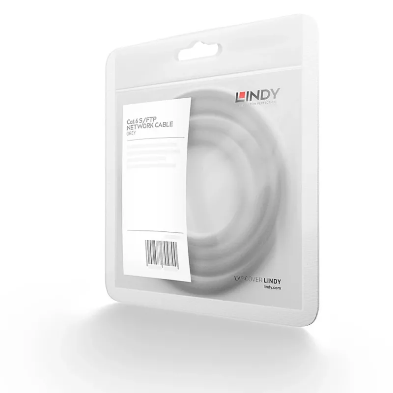 Lindy 1m CROMO Cat.6 S/FTP Cable, 1 m, Cat6, S/FTP (S-STP), RJ-45, RJ-45, Anthracite