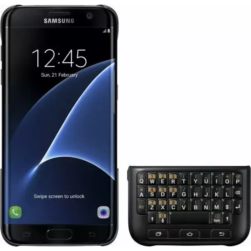 Protective case for Samsung Galaxy S6 edge+ — Black, for 79.9 mm width and 12.6 mm thickness