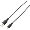 USB 2.0 data cable Renkforce RF-4032111, USB A to Micro-USB B, 1 m, black