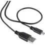 USB 2.0 data cable Renkforce RF-4032111, USB A to Micro-USB B, 1 m, black