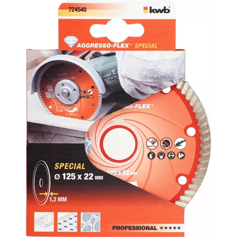 Cutting disc KWB 724540 for Concrete Granite Marble Tile