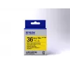 Epson Label Cartridge Magnetic LK-7YB2 Black/Yellow 36mm (1.5m)