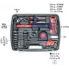 Tool Case KWB 65 PC 65 tools