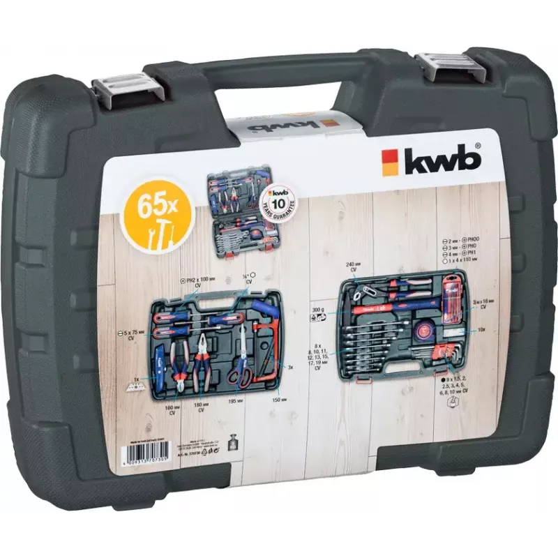 Tool Case KWB 65 PC 65 tools