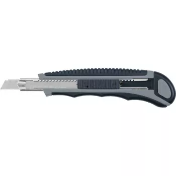 Utility Knife KWB 014018 Black Grey Snap-off Blade