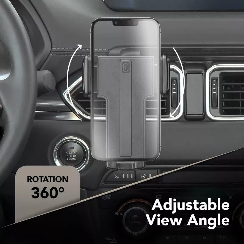 Cellularline Hug - Universal, Mobile phone/Smartphone, Passive holder, Car, Black