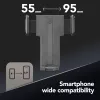 Cellularline Hug - Universal, Mobile phone/Smartphone, Passive holder, Car, Black