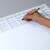 Desk Pad Paper Sigel HO366 Black Grey White