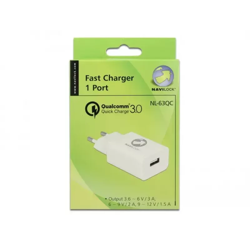 Mobile device charger Navilock 62969 Universal White AC Indoor