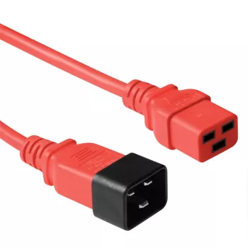 Power cord C19 - C20 ACT Powercord 0.6 m