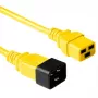 ACT Powercord C19 - C20 yellow 1.8 m