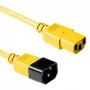 ACT Powercord C13 - C14 yellow 1.8 m