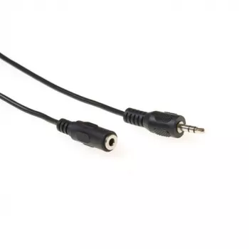 ACT 3 meter audio connection cable 1x 3,5 mmm jack male - 1x 3.5mm stereo jack female