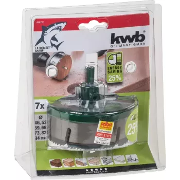 Hole Saw Set KWB 498720 7 pcs