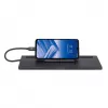 Manhattan USB-C Dock/Hub with Card Reader and MST, Ports (x9): Audio 3.5mm, DisplayPort, Ethernet, HDMI, USB-A (x3), USB-C and VGA, With Power Delivery (100W) to USB-C Port (Note add USB-C wall charger and USB-C cable needed),All Ports can be used at the same time