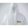 Uvex 5/6 classic Disposable Protective Coverall, Type 5/6, White, Size L