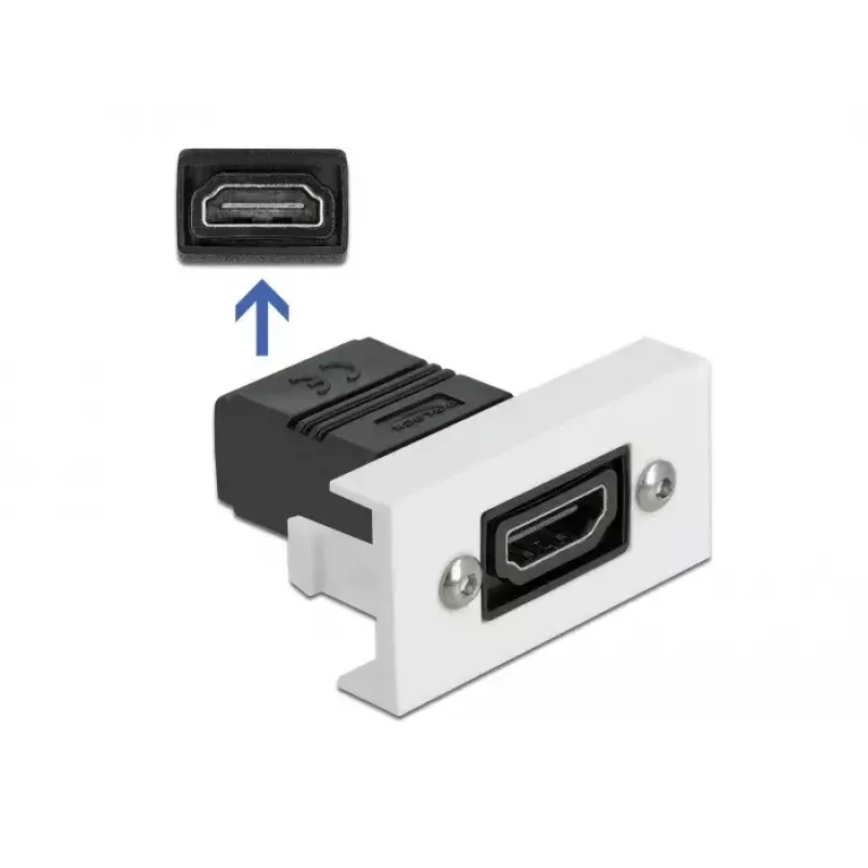 HDMI Module DeLOCK Easy 45 straight 22.5 x 45 mm