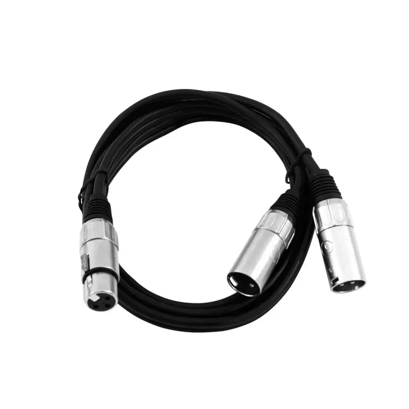 Audio Cable XLR (3-pin) 2 x XLR (3-pin) Black Omnitronic 30225204