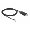 DeLOCK 66738 USB to RS-232 RJ10 Adapter Cable for Meade Autostar