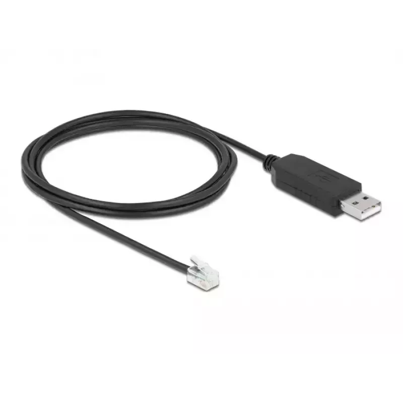 DeLOCK 66738 USB to RS-232 RJ10 Adapter Cable for Meade Autostar