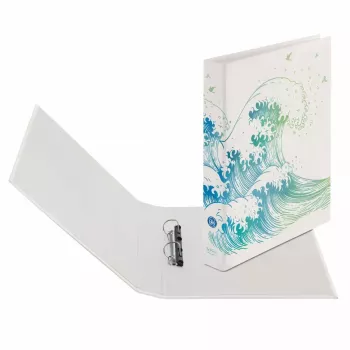 Ring Binder A4 Herlitz 50033416 Blue Green White