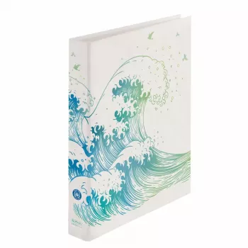 Ring Binder A4 Herlitz 50033416 Blue Green White