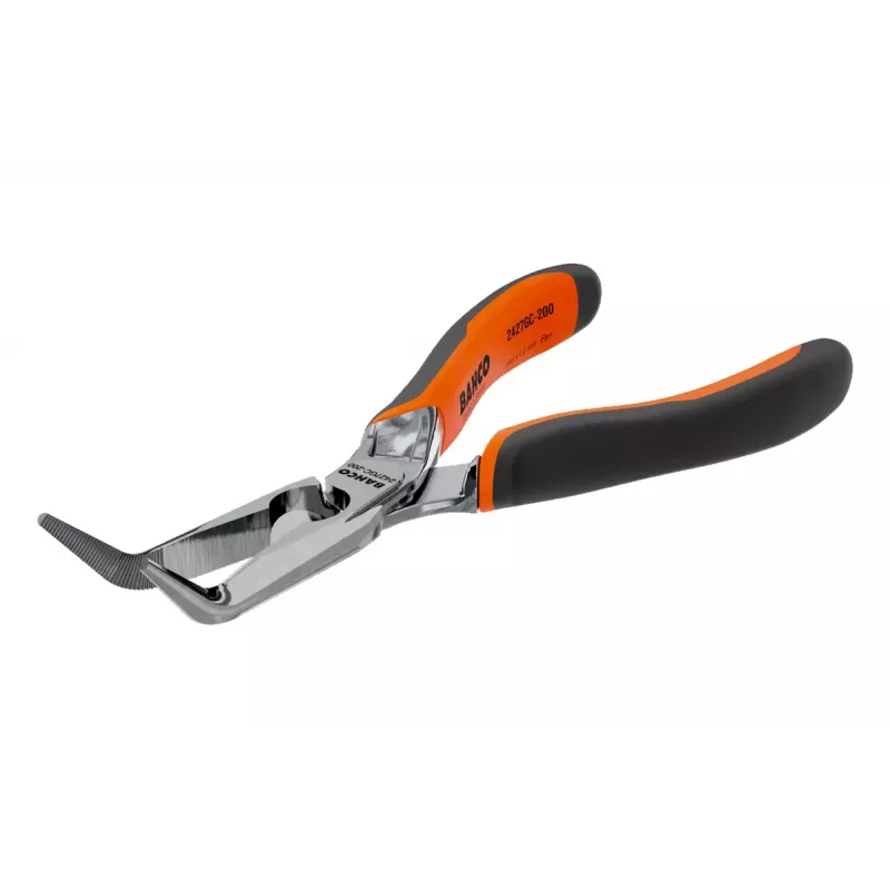 Bahco 2427 GC-200IP Flat Round Nose Pliers, 200 mm